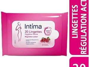 Intima - 20 Lingettes Hygiène Intime - Cranberry - Fraîcheur et anti-désagrément intime